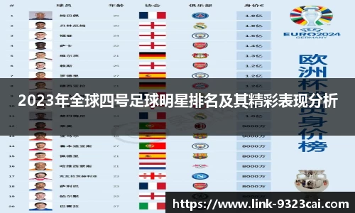 2023年全球四号足球明星排名及其精彩表现分析